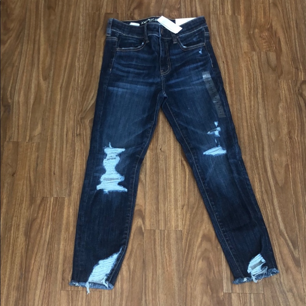 American Eagle Hi-Rise Crop Jeggings- NWT